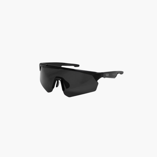 Black sunglasses on a white background