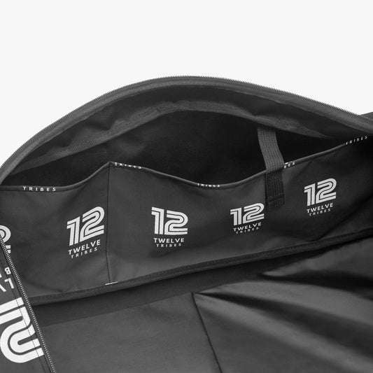 12 Tribes "All Over" Black Duffel Bag Inside