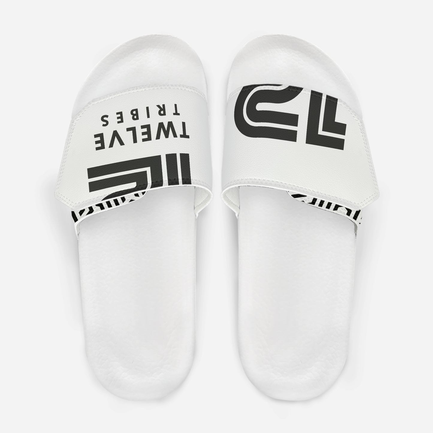 White slides with black branding on a white background