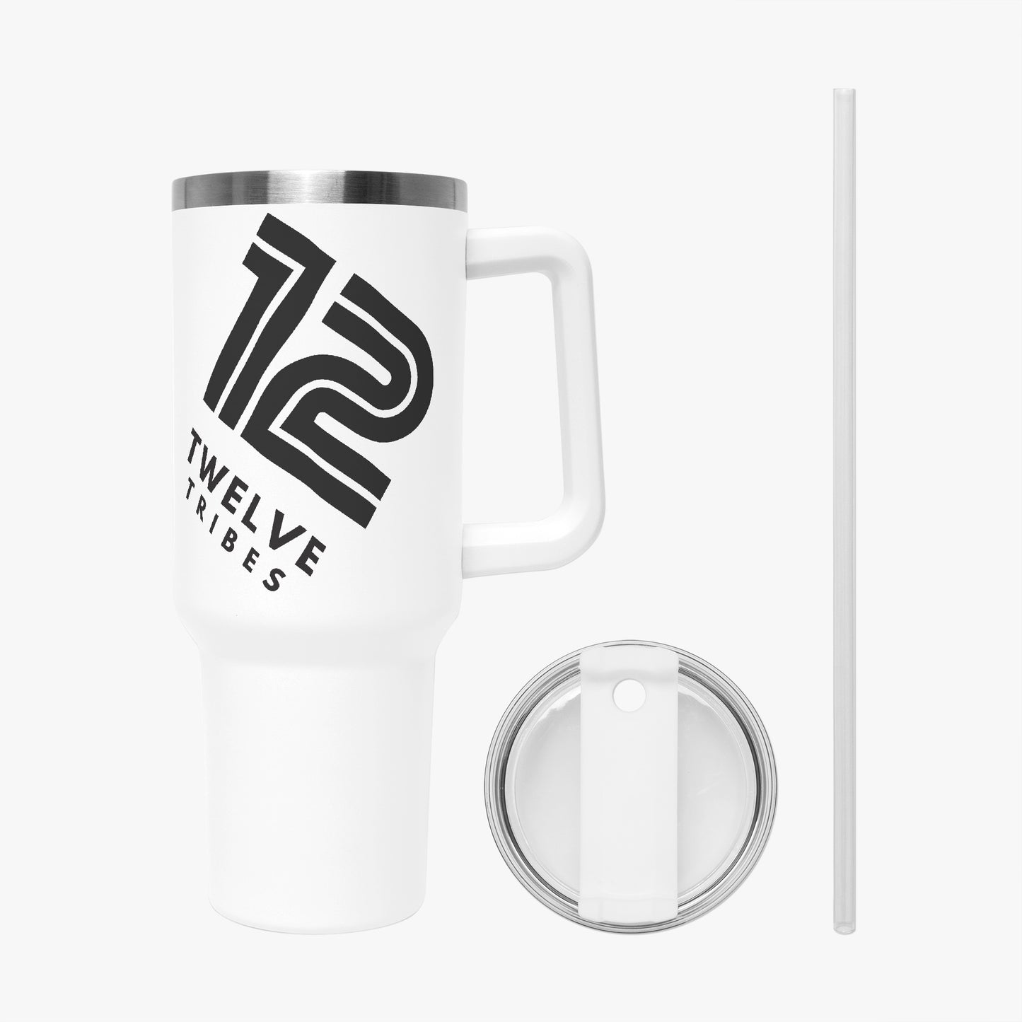 12 Tribes "Dual" Logo Wrap Around 40oz Car Tumbler Cup