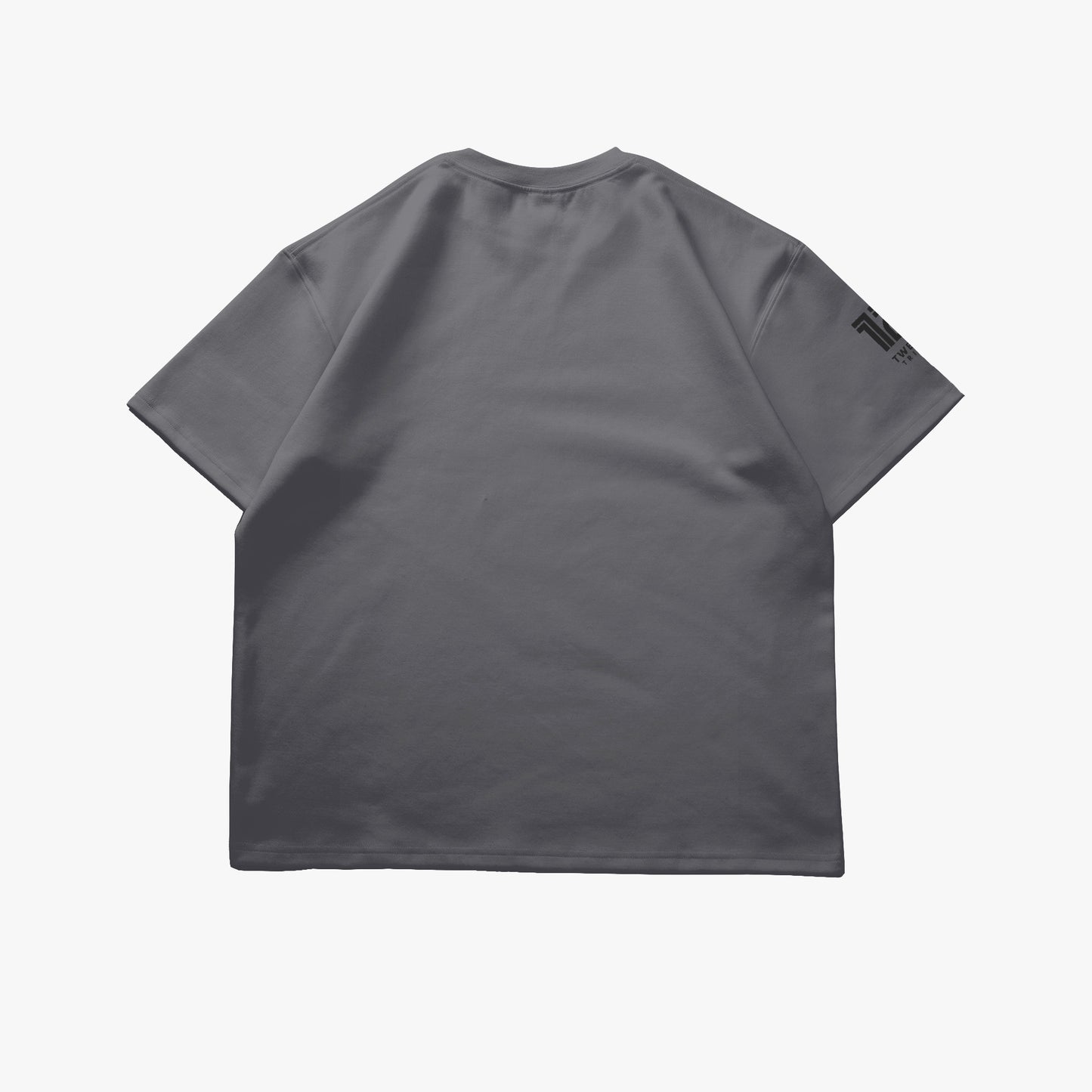 12 Tribes "Keys To The Kingdom" Simple Style Solid T-shirt Gray Back