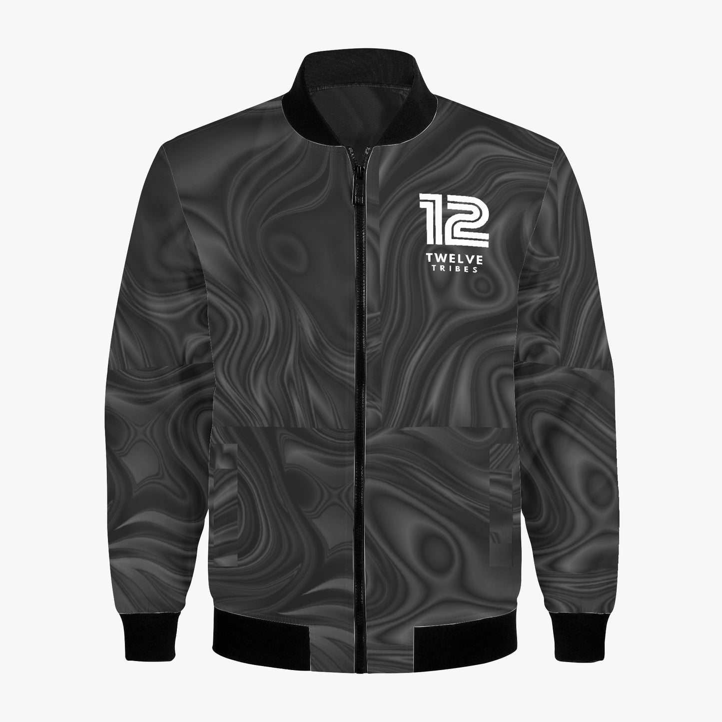 12 Tribes "Living Water" Men's Bomber Jacket Front