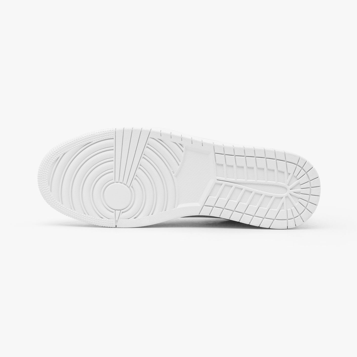 12 Tribes "Scattered" High-Top Leather Sneakers Bottom