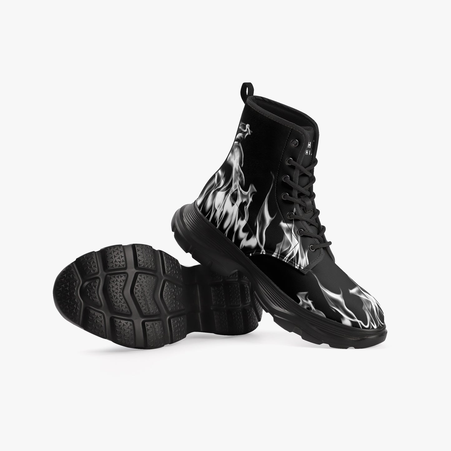 YAHSHUA HAMASHIACH "Consume" Leather Chunky Boots Bottom