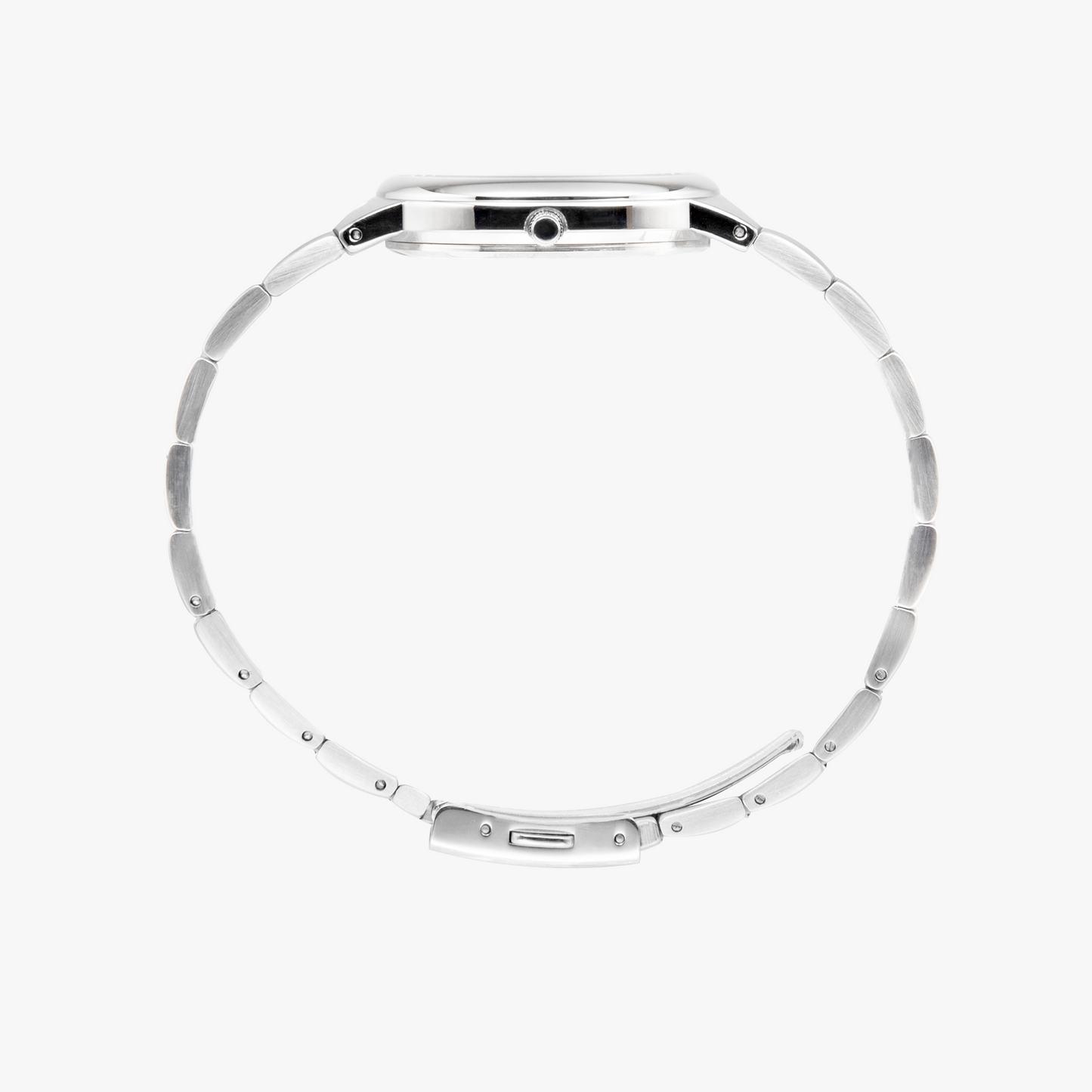 YAHSHUA HAMASHIACH Exclusive Stainless Steel Quartz Watch Silver Side