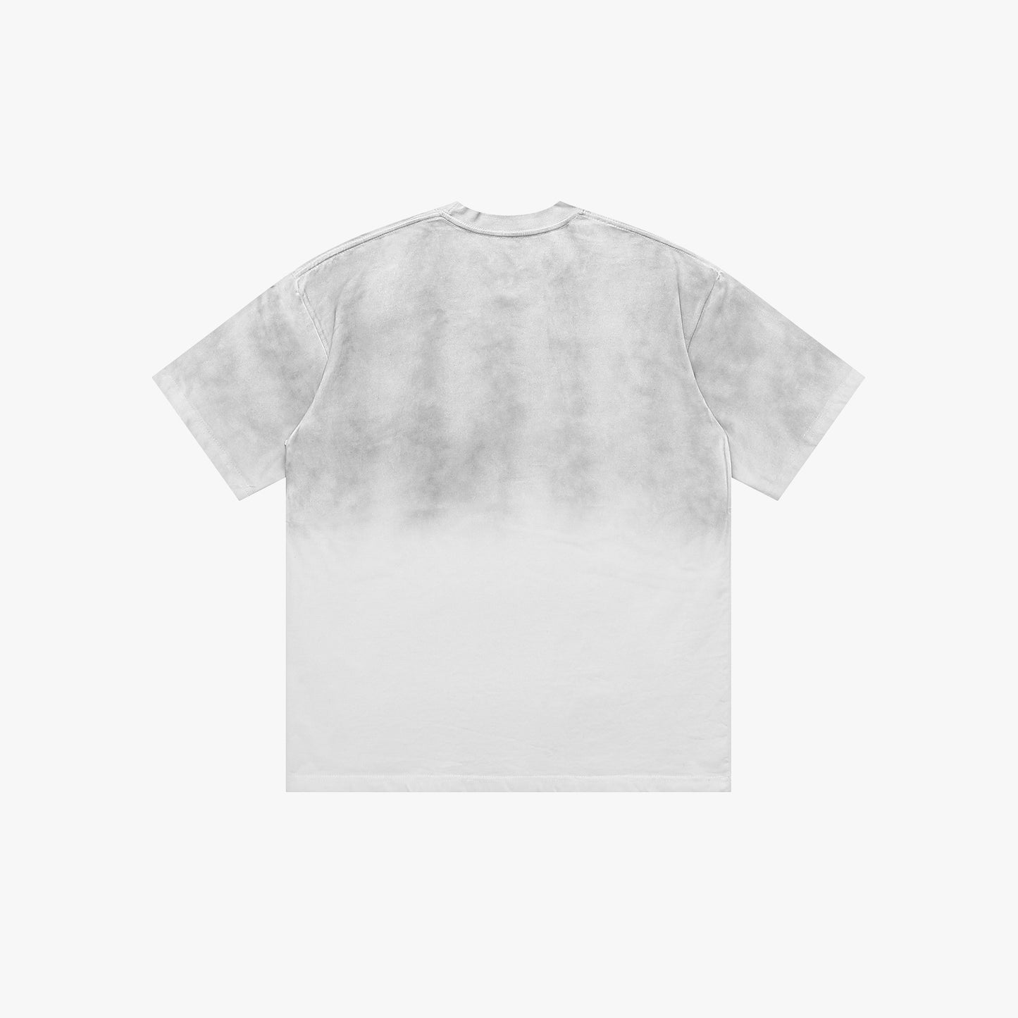 YAHSHUA HAMASHIACH Vintage Two-Tone Gradient T-shirt White Back