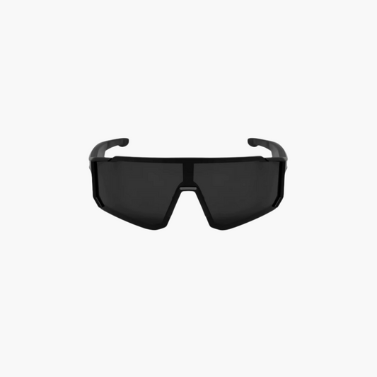 Black sunglasses on a white background