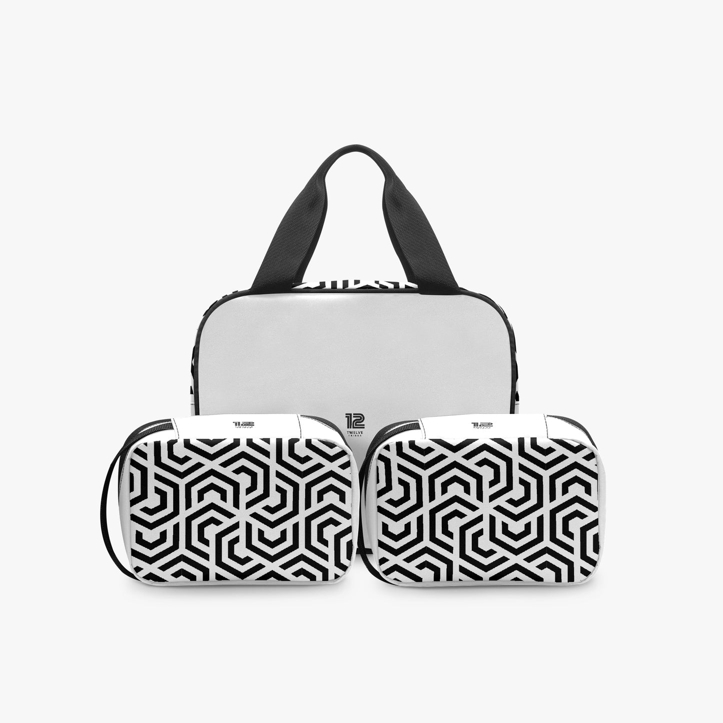 12 Tribes 3-Piece Clear Travel Toiletry Organizer Set