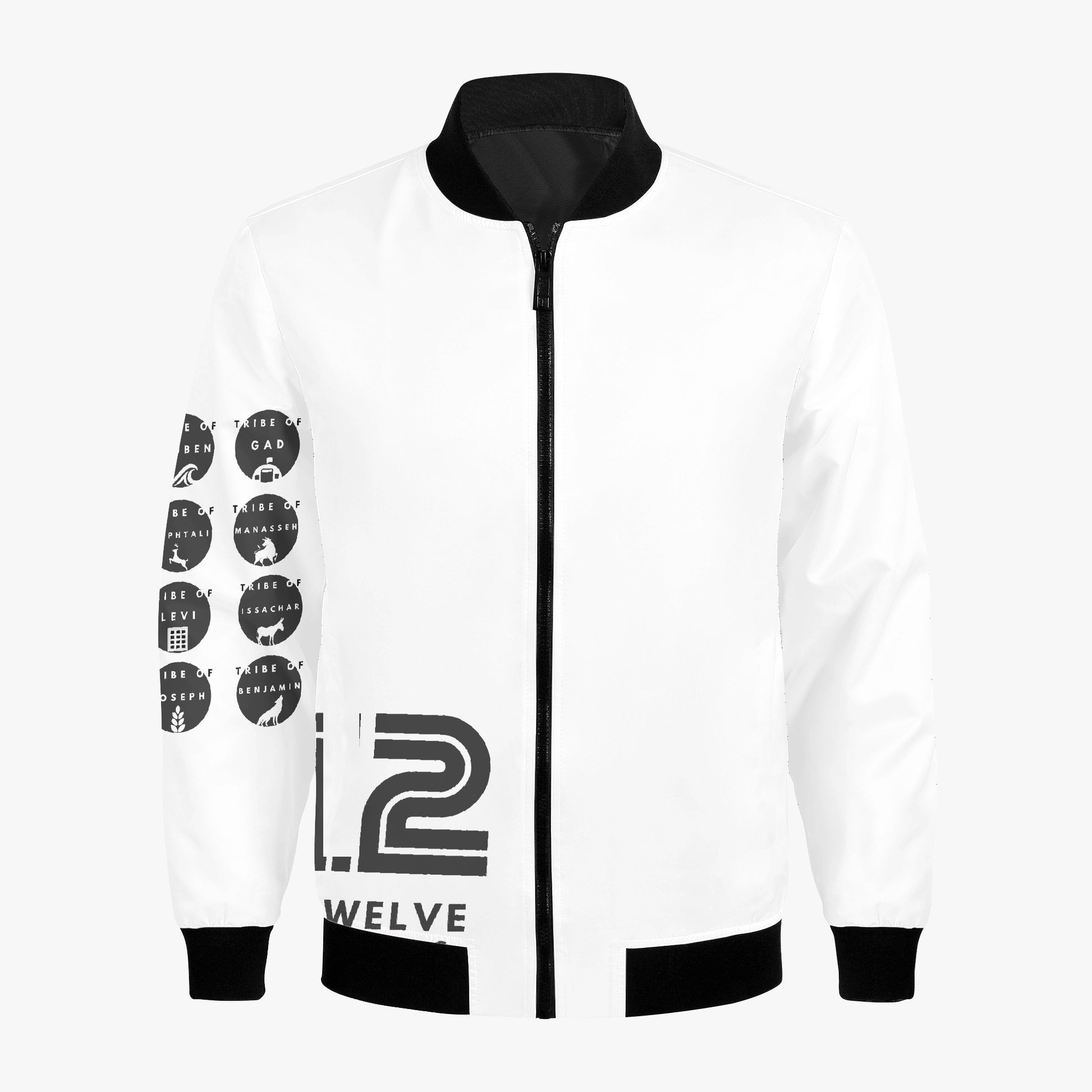 12 Tribes "Aligned" Men's Bomber Jacket Front
