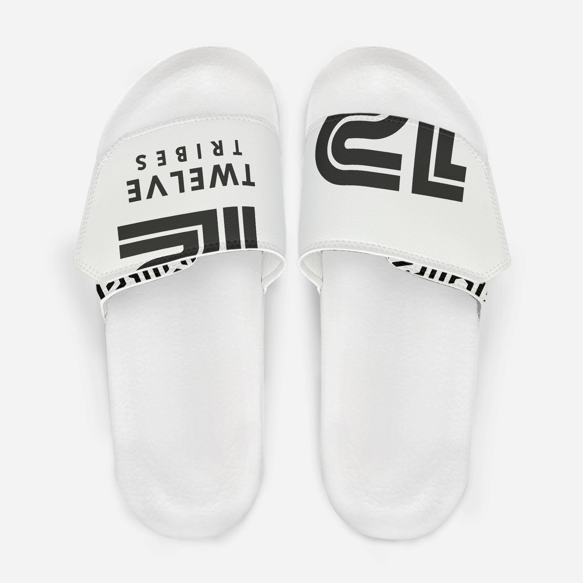 White slides with black branding on a white background