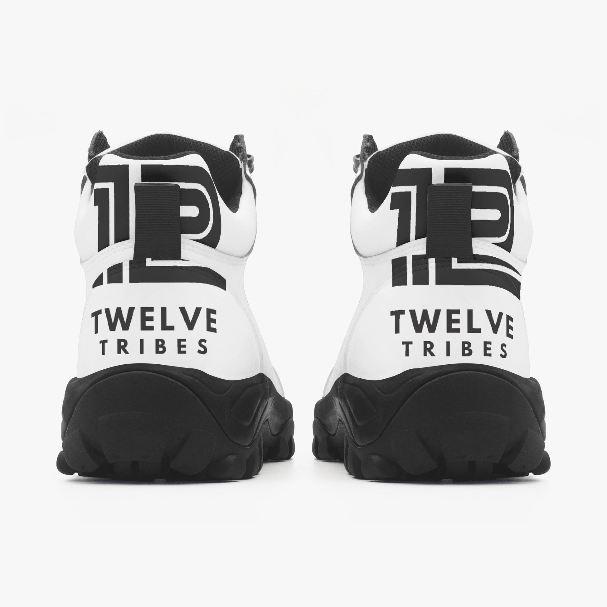 12 Tribes Classic White Boots Back