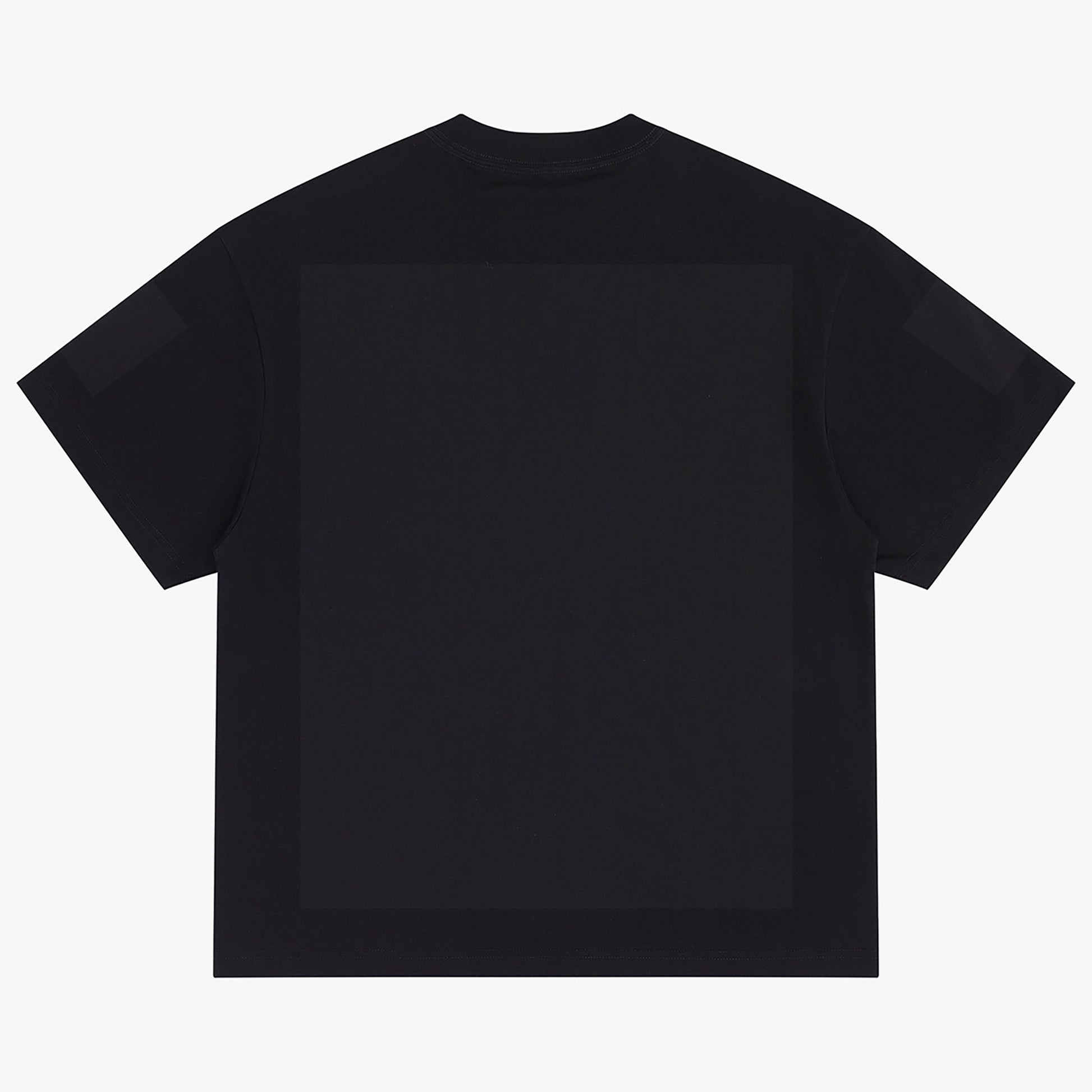12 Tribes "Dry Bones III" Crew-Neck Oversize T-shirt Black Back