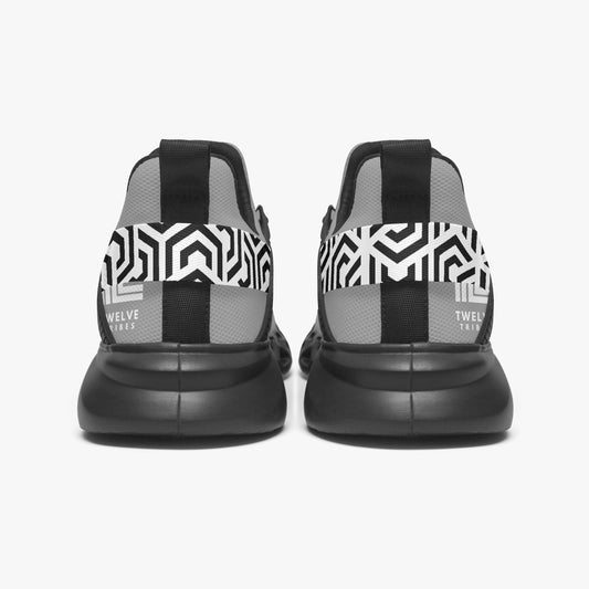 12 Tribes "Dynamic Grey" Mesh Running Shoes