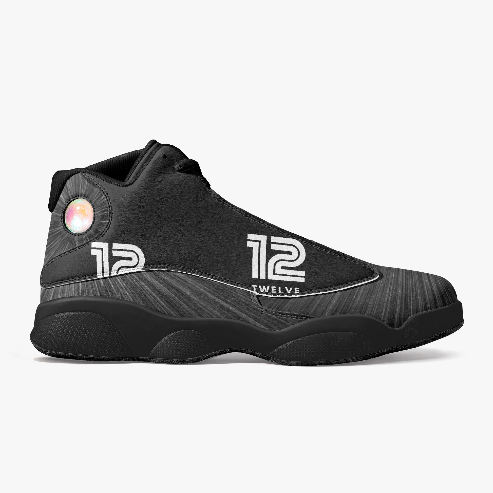 12 Tribes "Emit" High-Top Leather Basketball Sneakers Right Outside