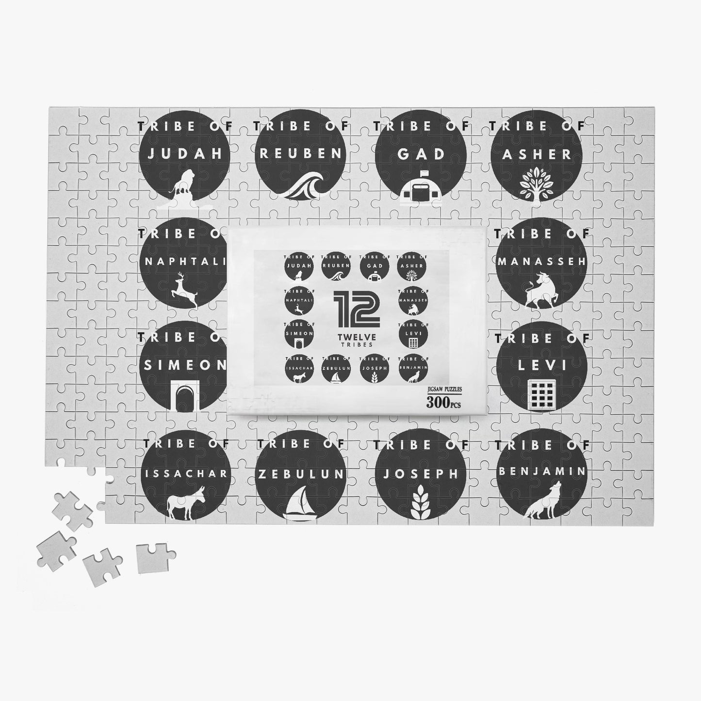 12 Tribes "Gathered" Jigsaw Puzzle（300-Piece）