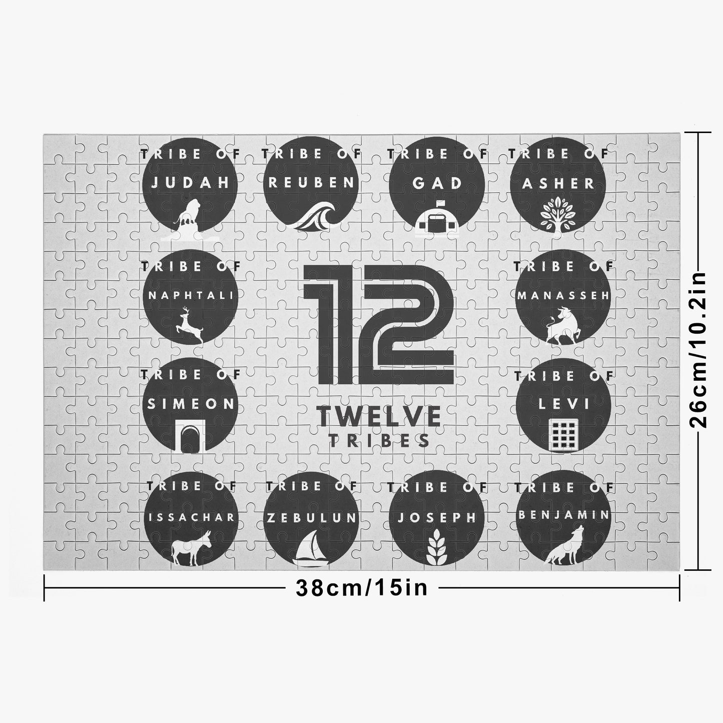 12 Tribes "Gathered" Jigsaw Puzzle（300-Piece）