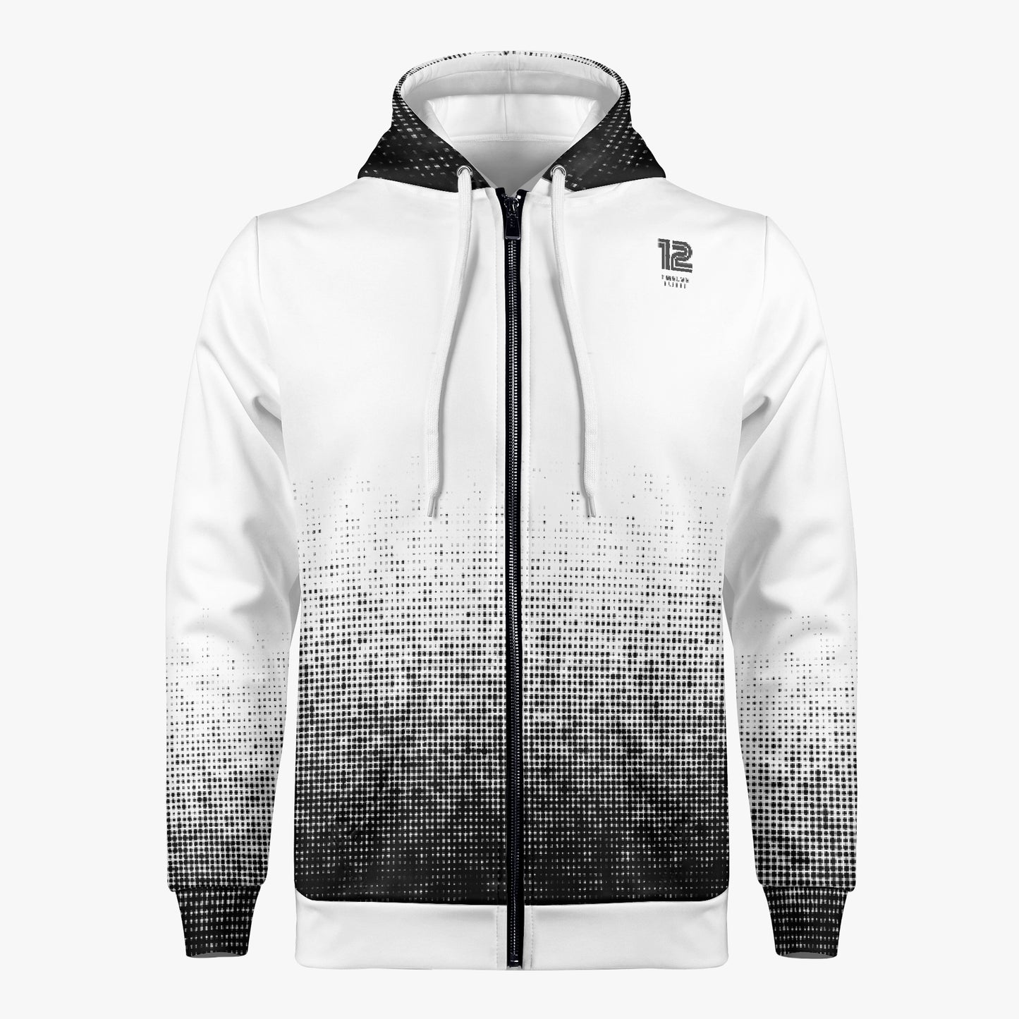 12 Tribes "Grace" Men's AOP Full Zip Up Hoodie