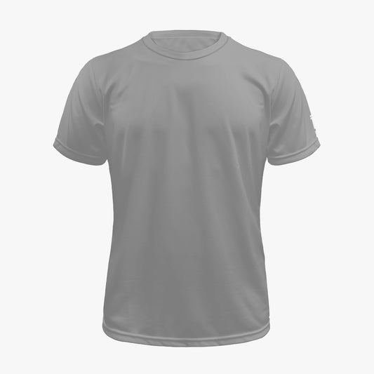 Gray t-shirt on a white background