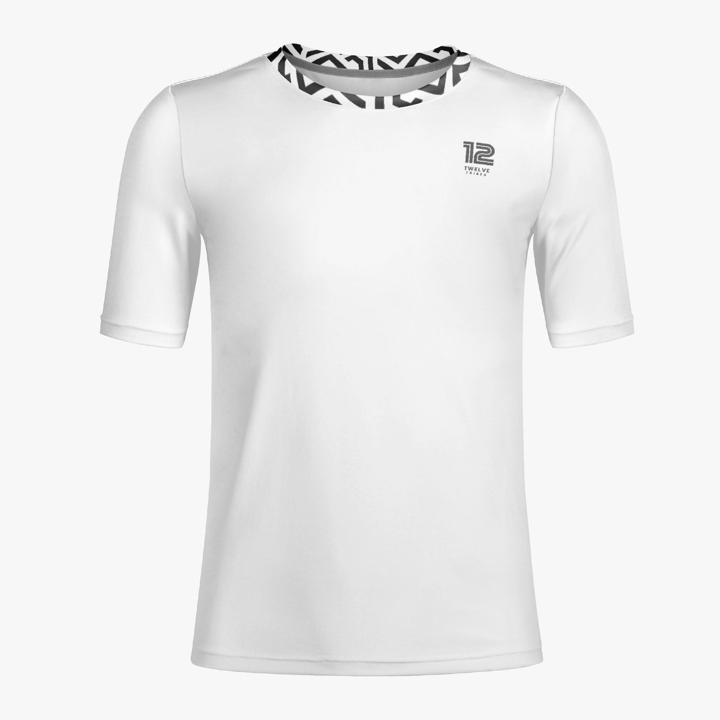 White Shirt with 12 Tribes logo