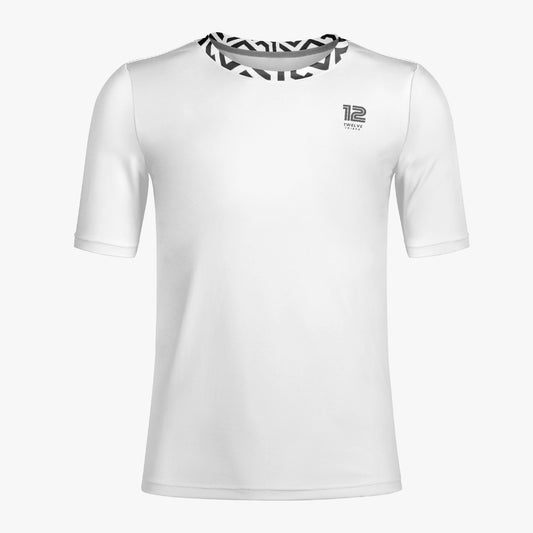 White Shirt with 12 Tribes logo