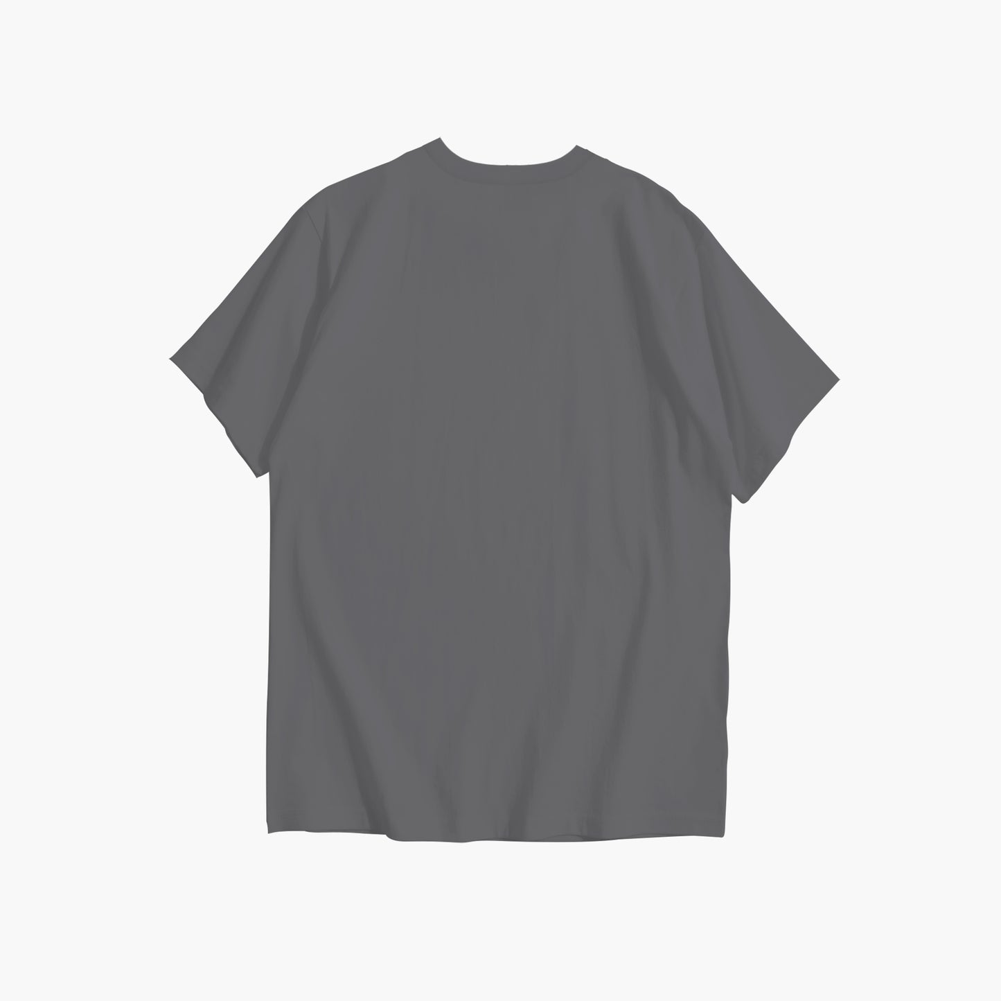 Gray t-shirt on a white background