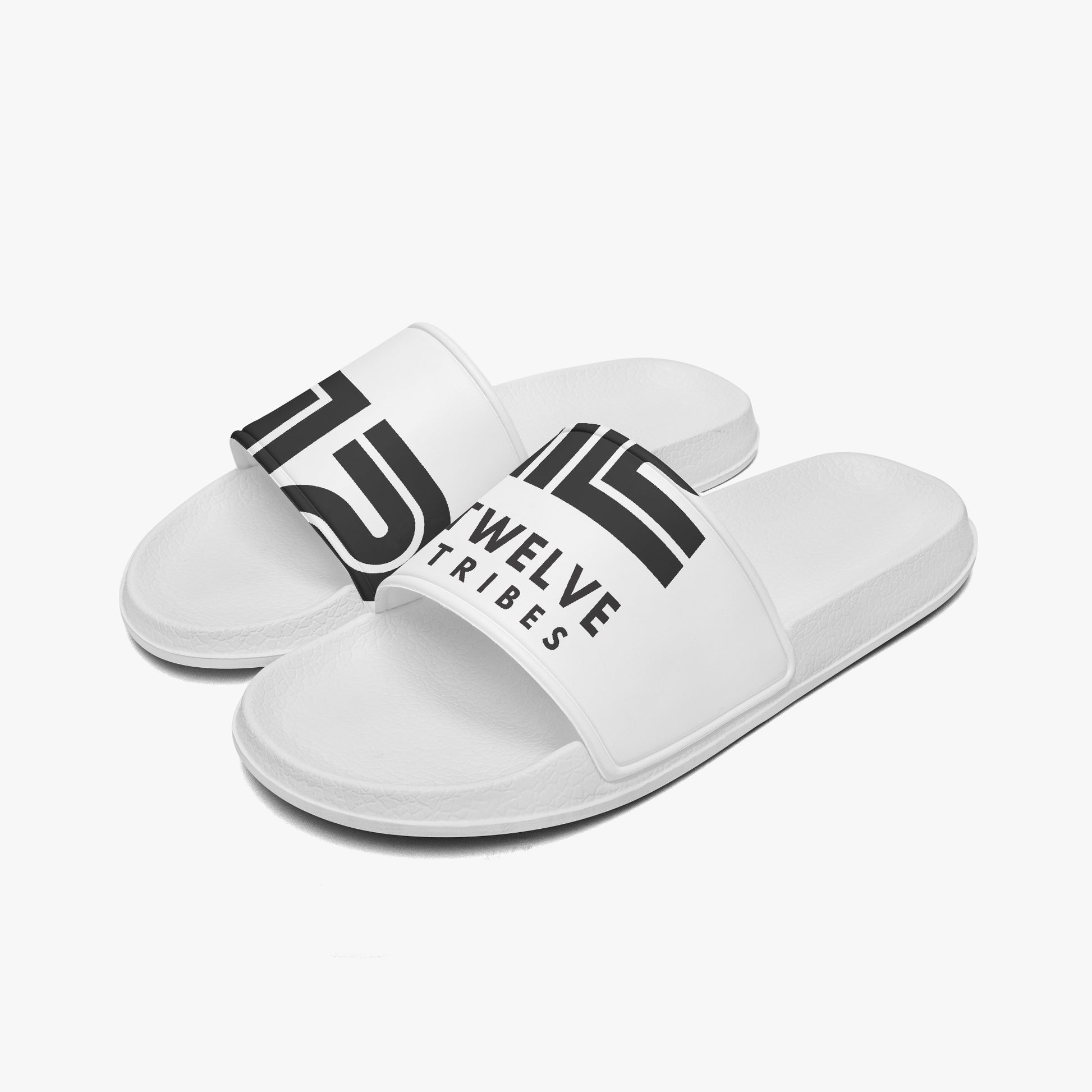 12 Tribes Slippers White Casual Slippers Staggered