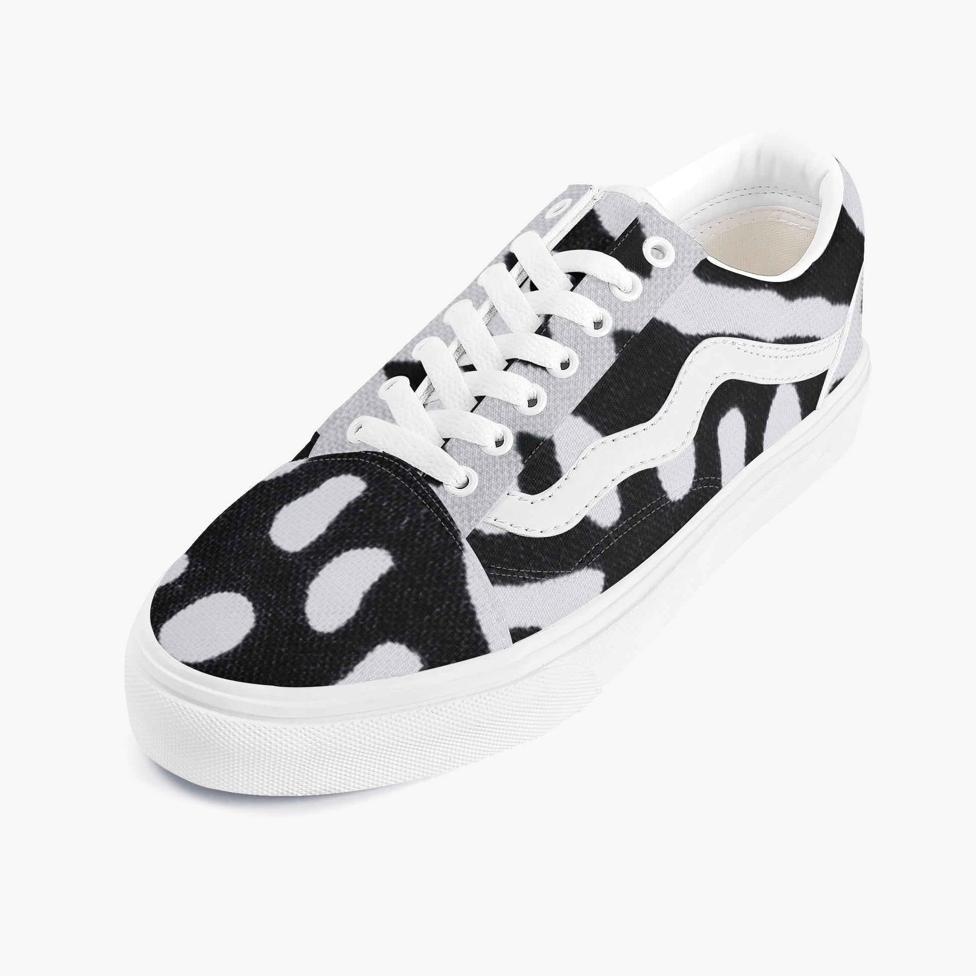 LION OF JUDAH "100" Low-Top Canvas Sneakers Left