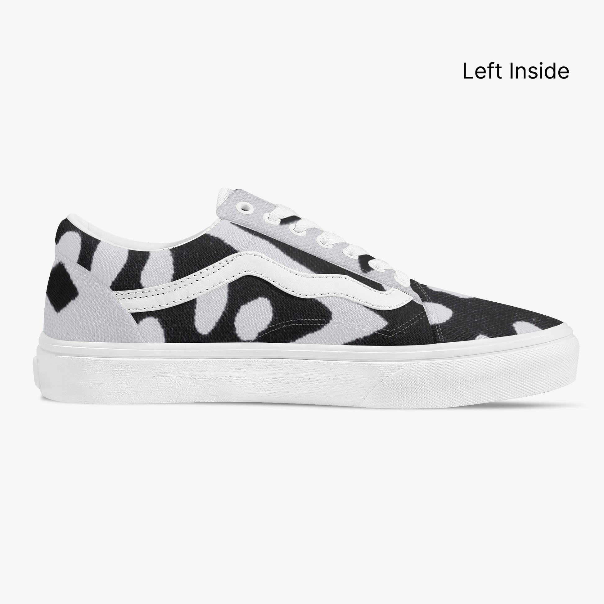 LION OF JUDAH "100" Low-Top Canvas Sneakers Left Inside