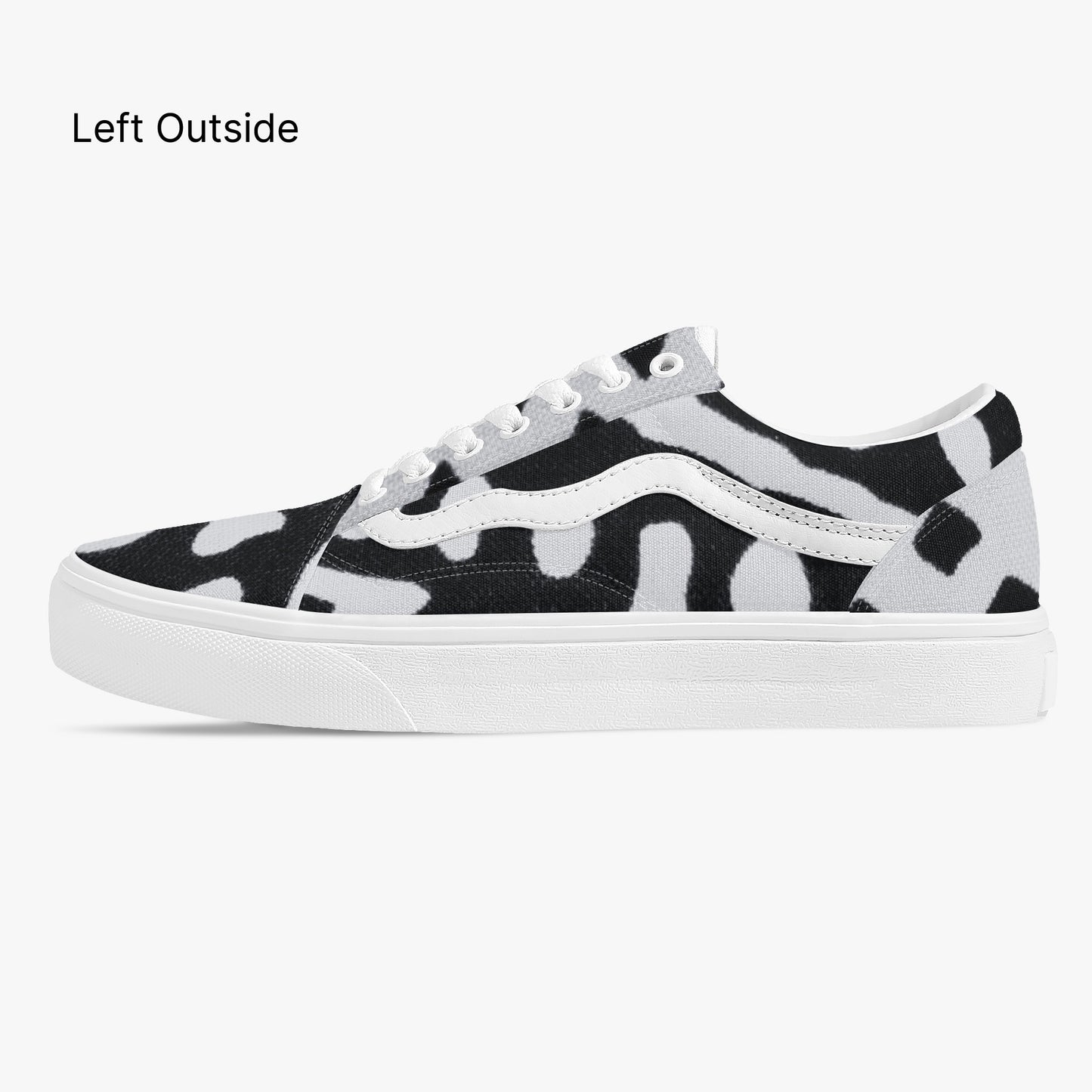 LION OF JUDAH "100" Low-Top Canvas Sneakers Left Outside