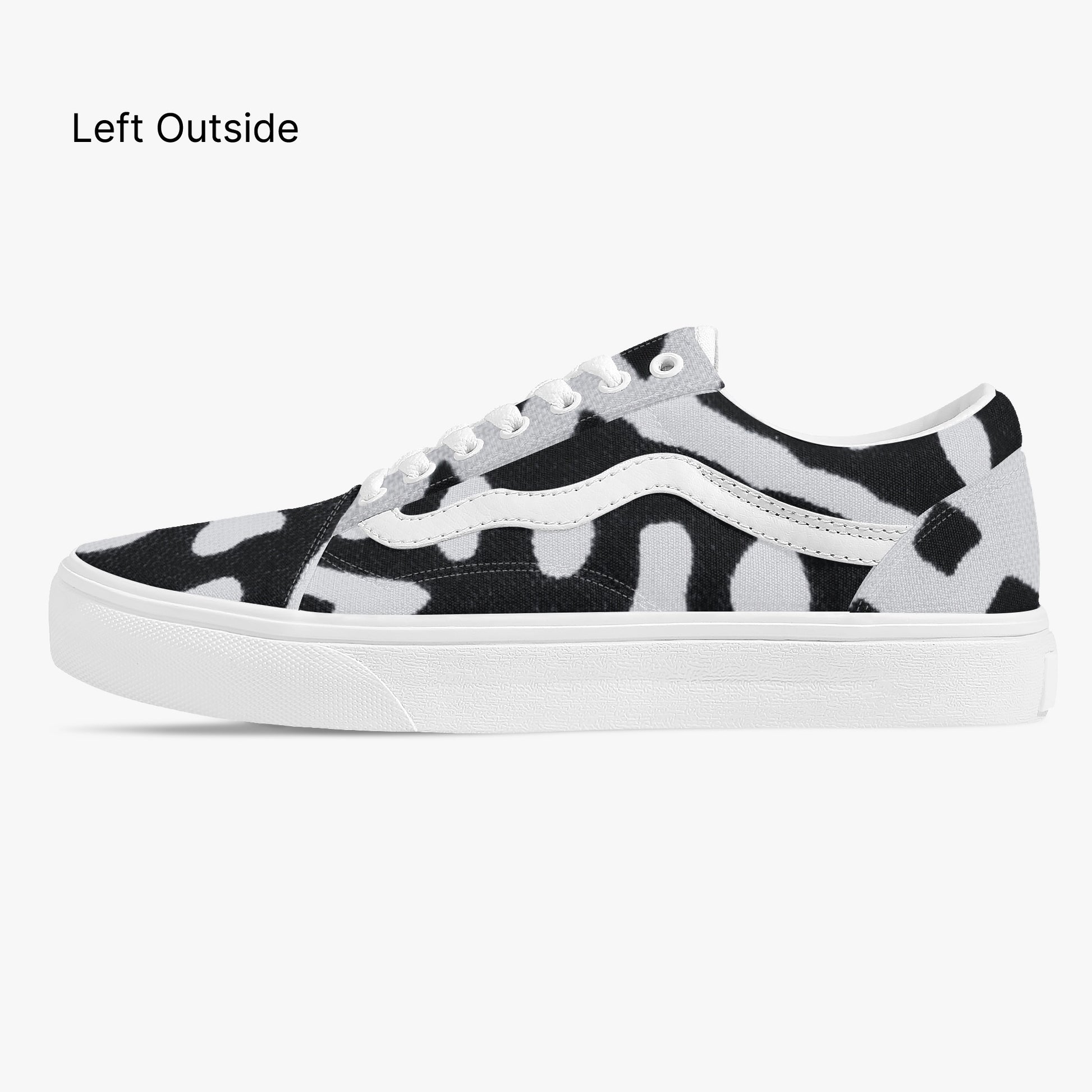 LION OF JUDAH "100" Low-Top Canvas Sneakers Left Outside