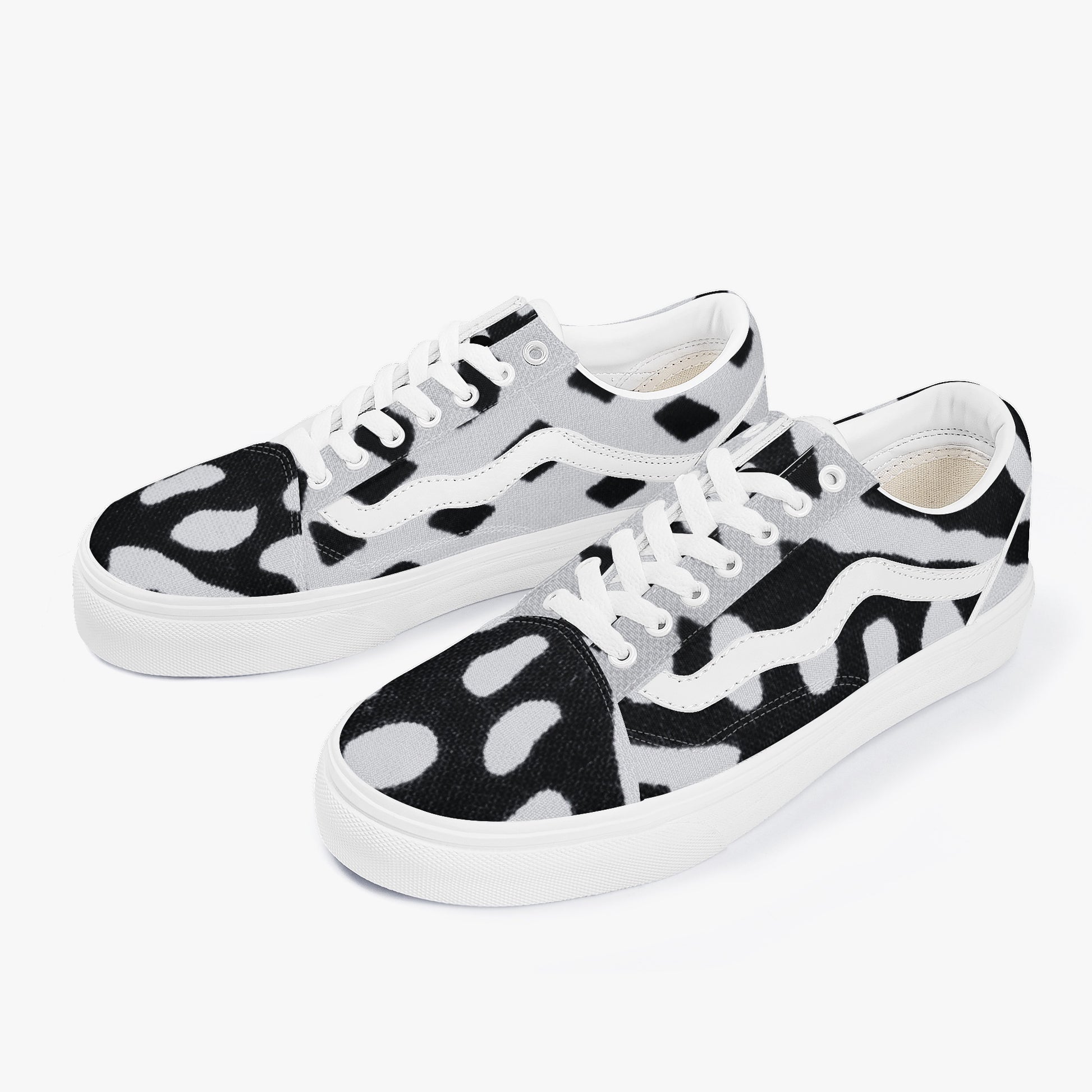 LION OF JUDAH "100" Low-Top Canvas Sneakers Staggered