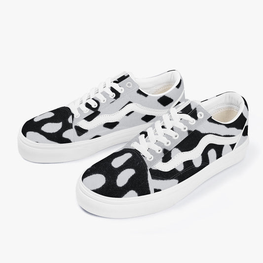 LION OF JUDAH "100" Low-Top Canvas Sneakers Staggered