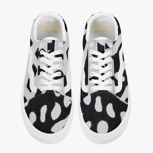 LION OF JUDAH "100" Low-Top Canvas Sneakers Top