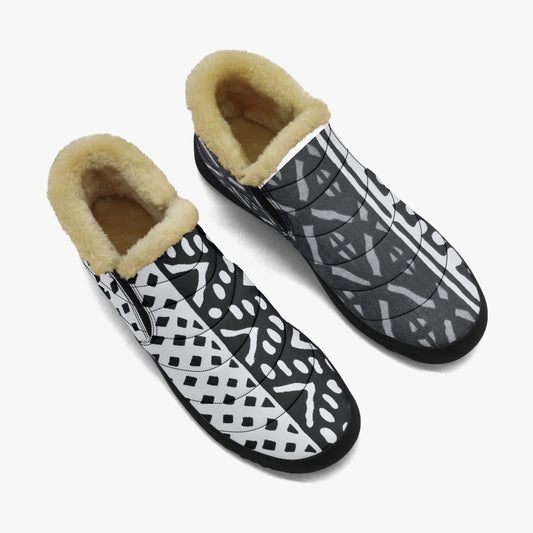 LION OF JUDAH "10101" Casual Cotton-pad Fur Shoes Top