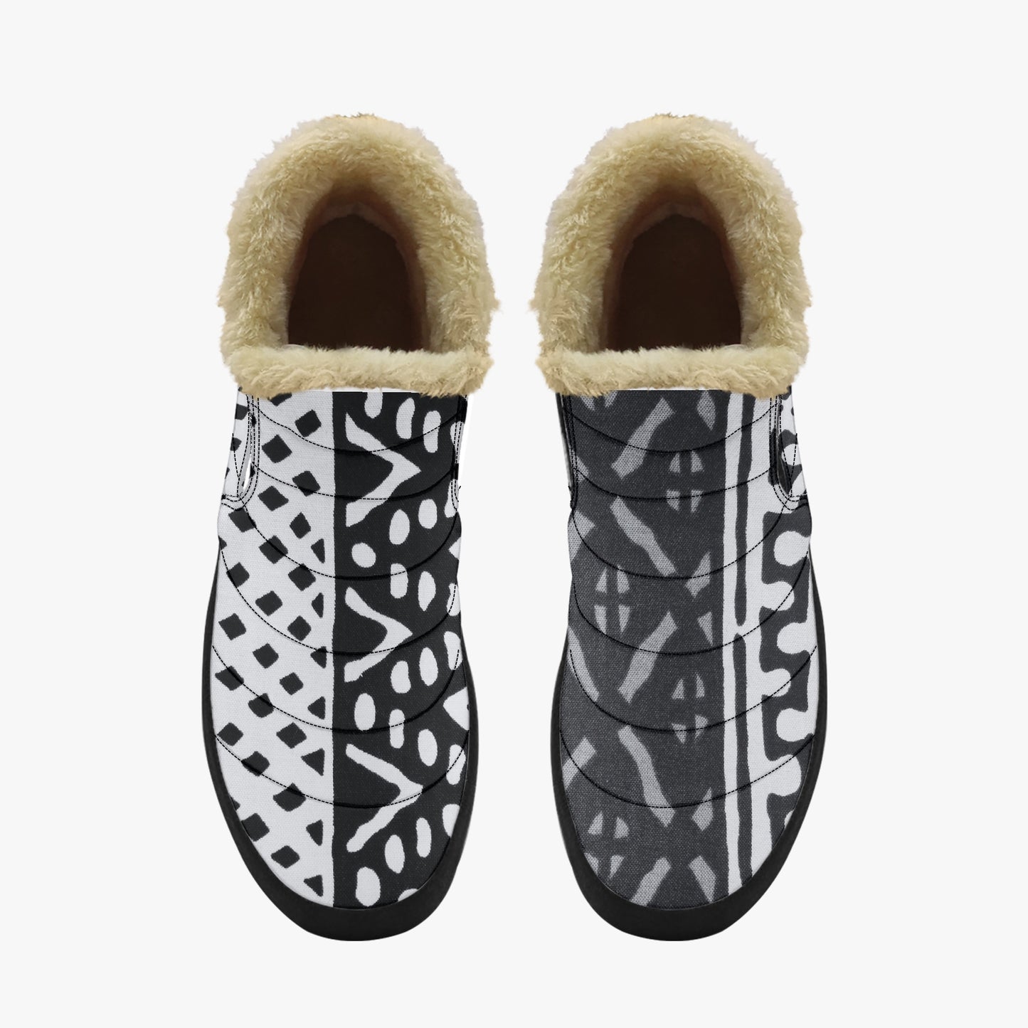 LION OF JUDAH "10101" Casual Cotton-pad Fur Shoes Top Inner