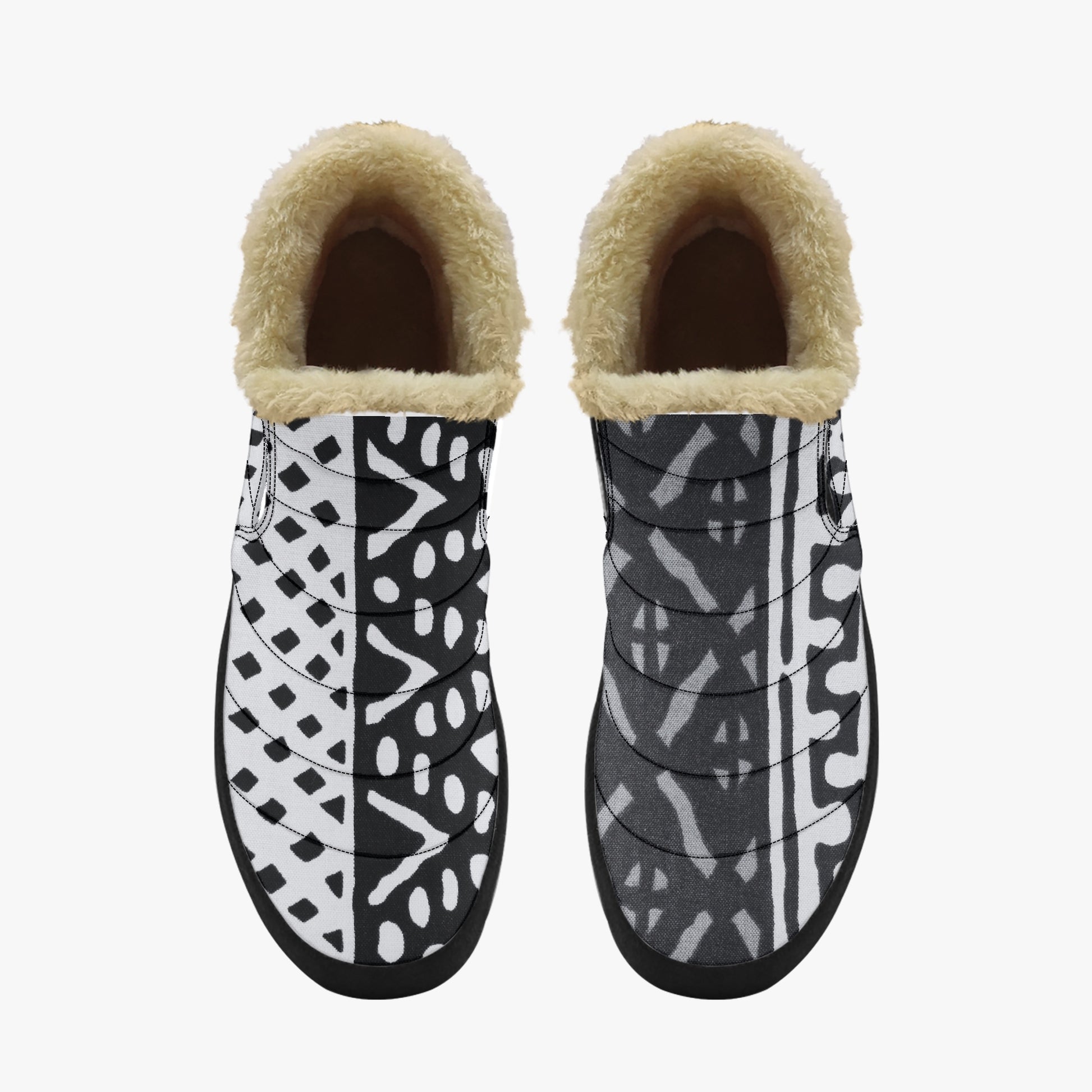 LION OF JUDAH "10101" Casual Cotton-pad Fur Shoes Top Inner