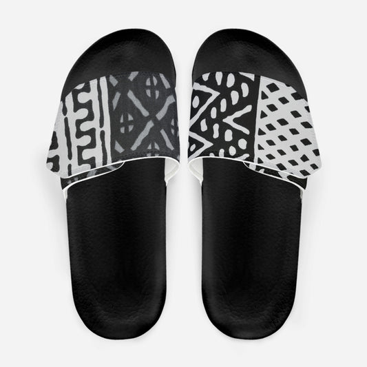 LION OF JUDAH "110" Velcro slides Black Top