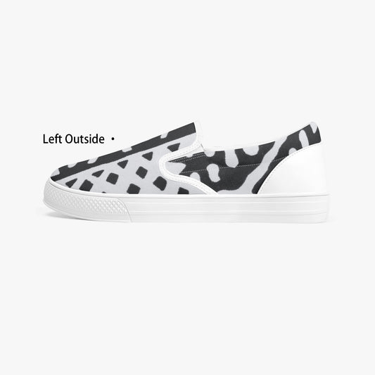 LION OF JUDAH "111" Classic Slip-On Shoes - White Left Outside