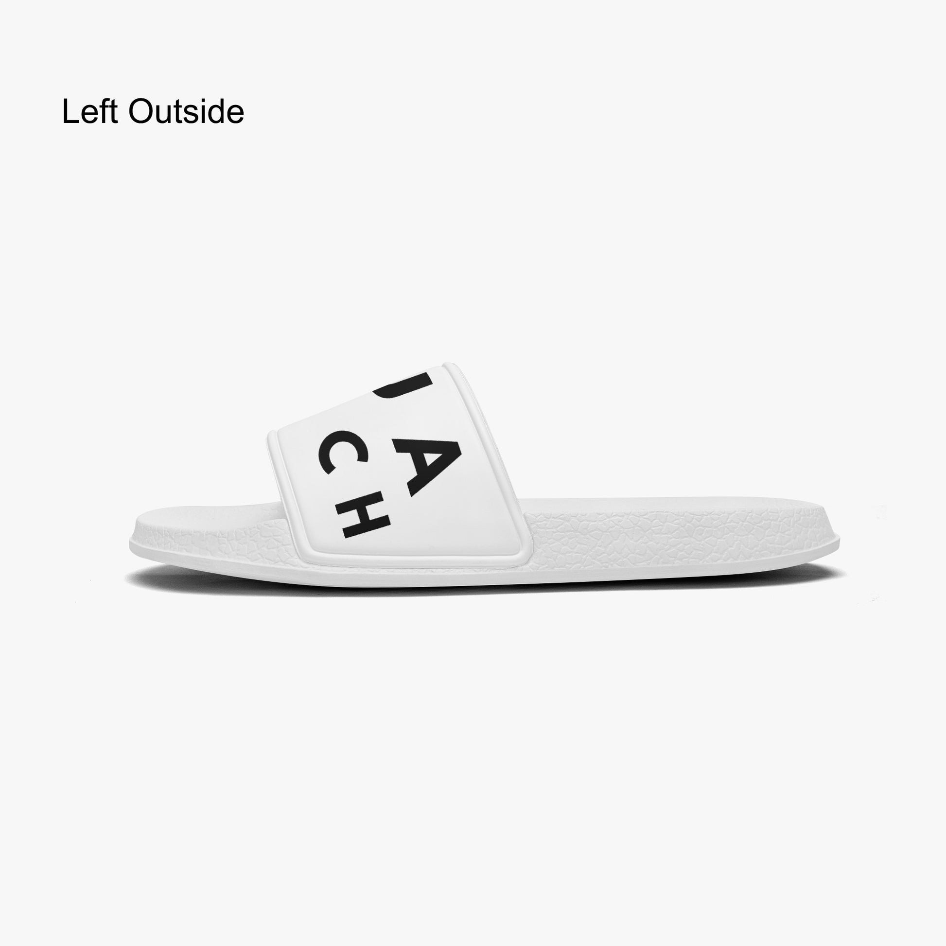 YAHSHUA HAMASHIACH White Casual Slippers Outer Left